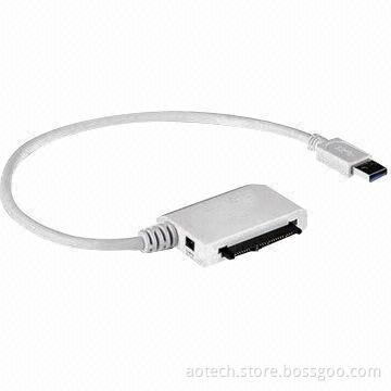 SATA to USB 3.0 HDD adapter cable, supports 2.5/3.5 HDD/SSD drive